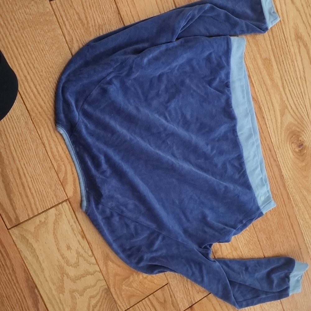 Zella crop blue